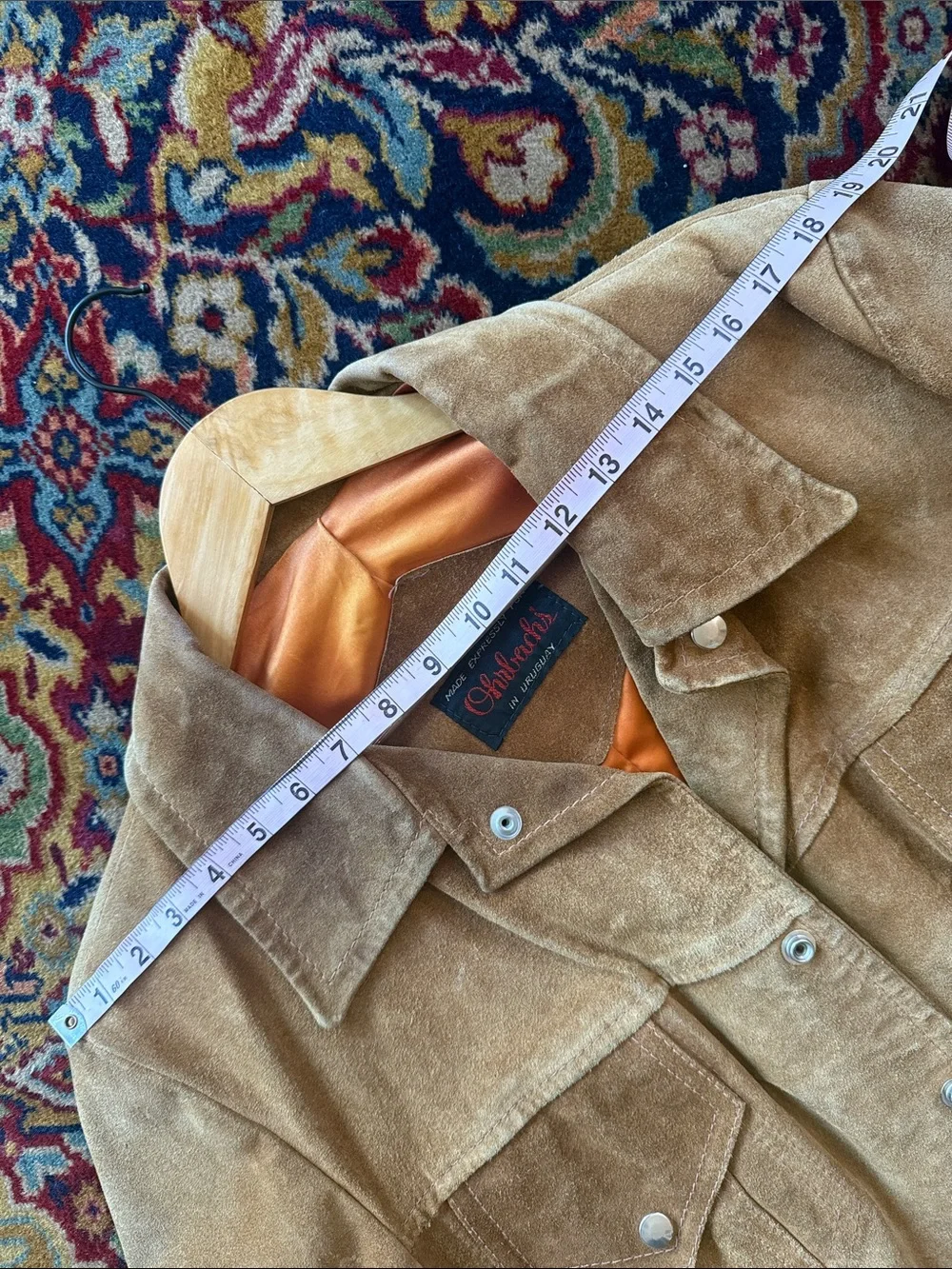Vintage made for Orbachs Suede Bomber motorcycle Jacket